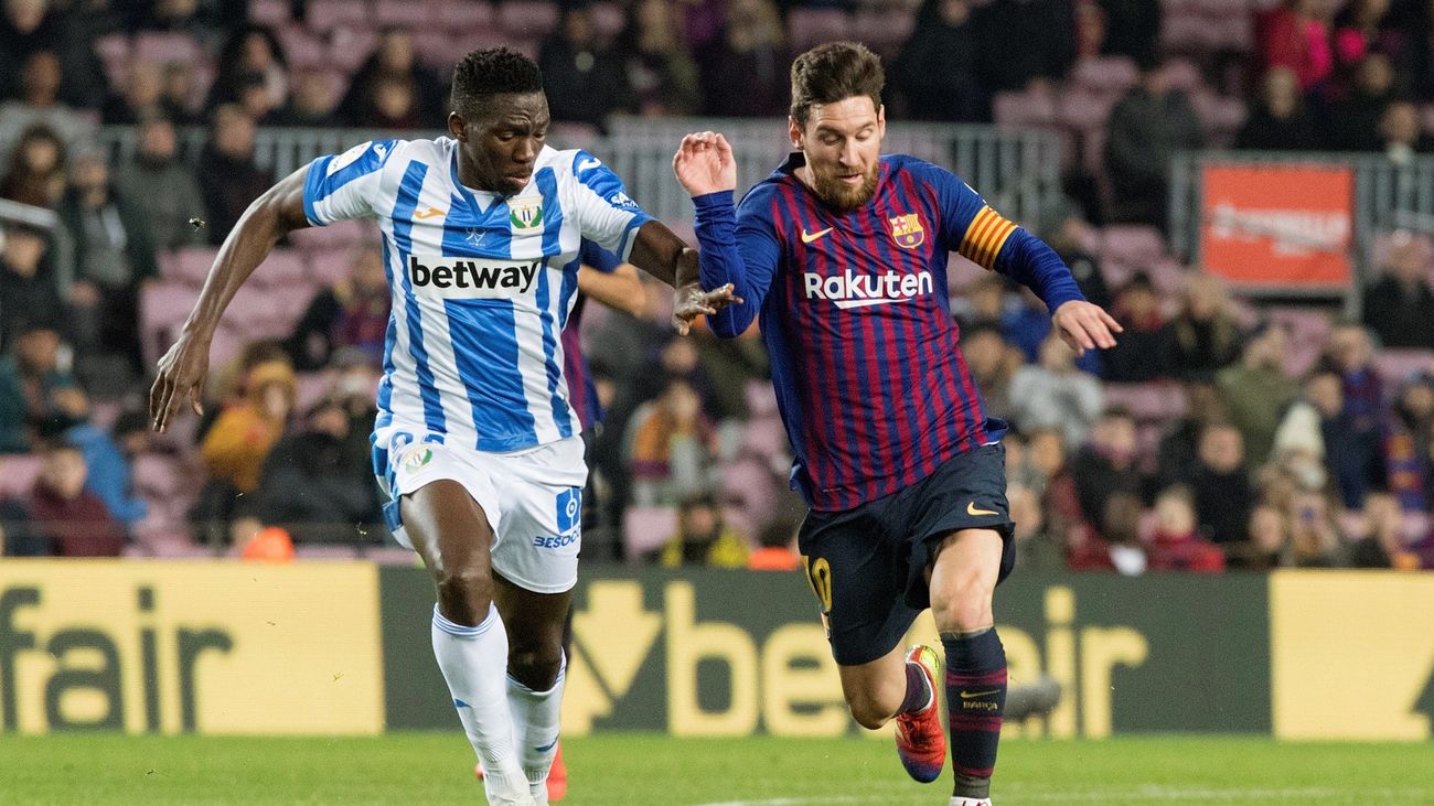3-1. El Leganés pierde con polémica con el Barça