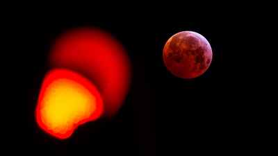 Superluna y eclipse total, en el cielo de Madrid
