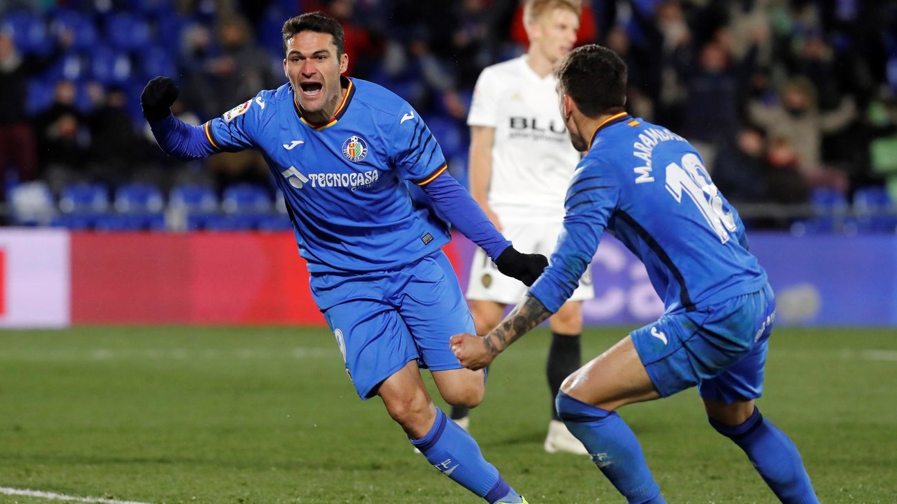 Gol de Jorge Molina al Valencia (1-0)