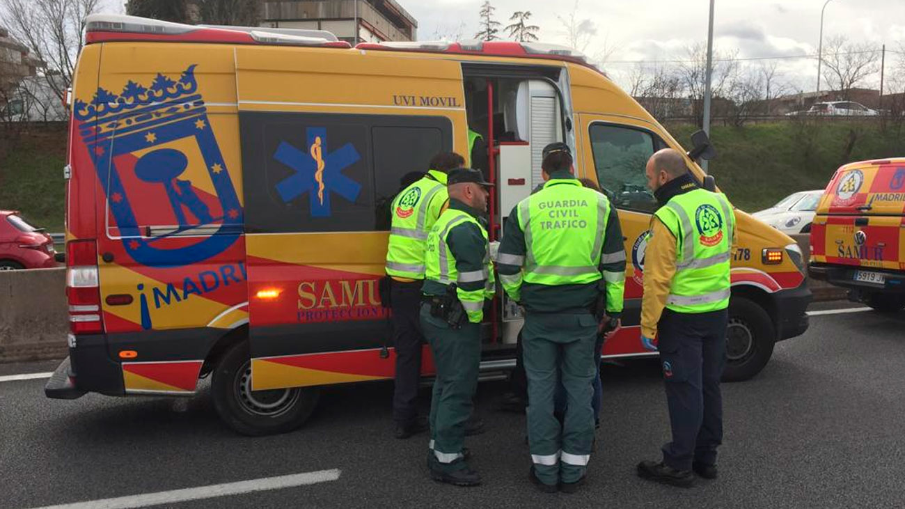 Atropellan a un taxista durante los cortes de tráfico en la A-2