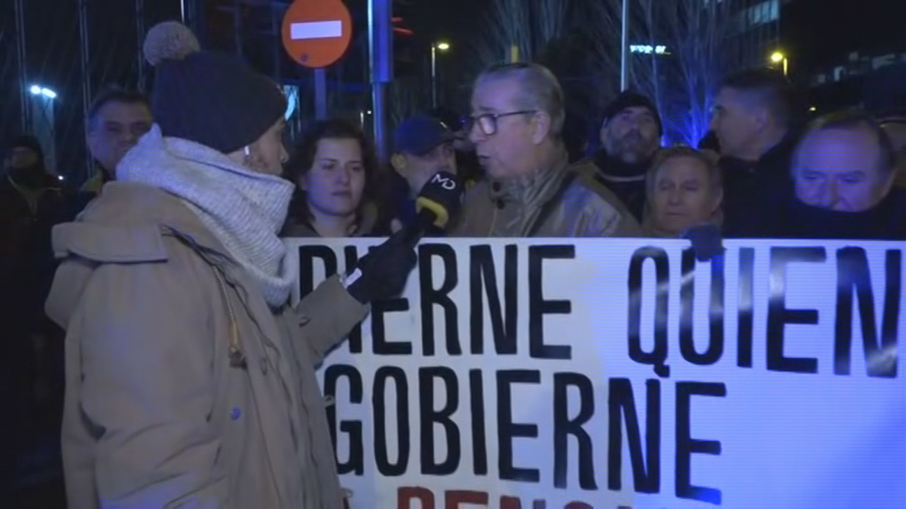 Los pensionistas se unen a la huelga de los taxistas