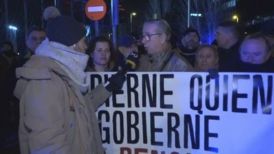 Los pensionistas se unen a la huelga de los taxistas