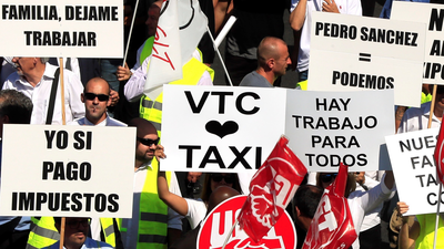 6.500 trabajos en peligro si Uber y Cabify salen de Madrid