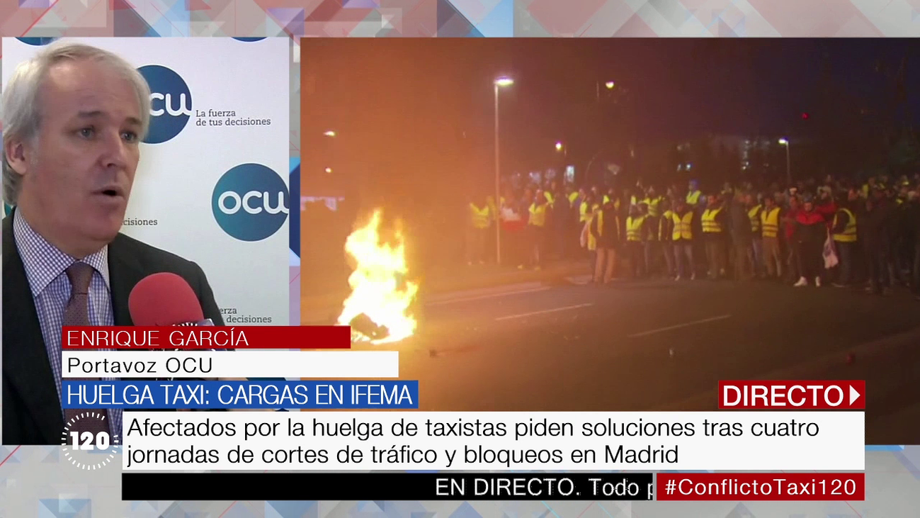 La OCU pide una "regulación equilibrada" para poner fin al conflicto del taxi