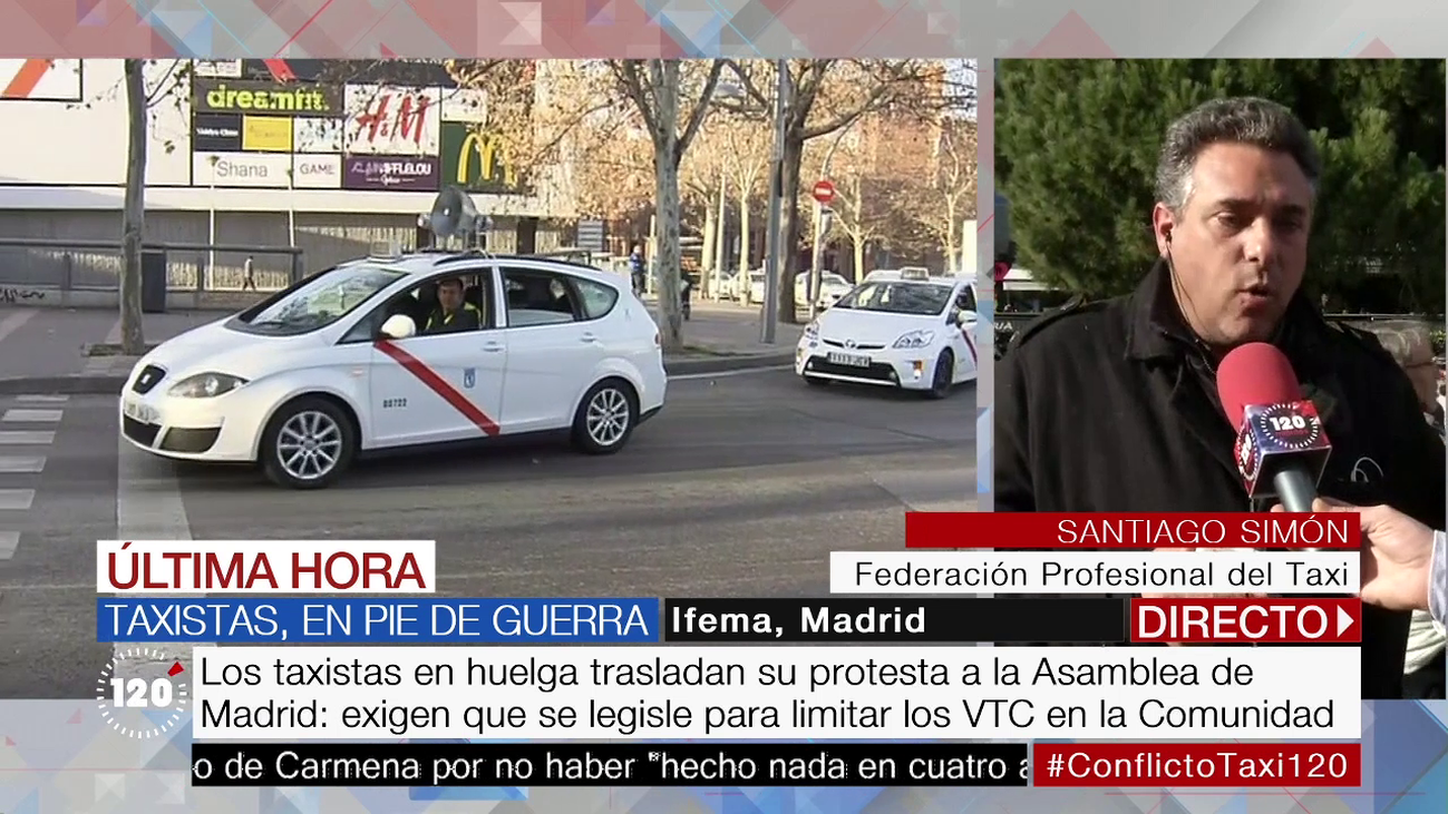 El sector del taxi: “Nos gustaría que la opinión publica empatizara porque podemos desaparecer”