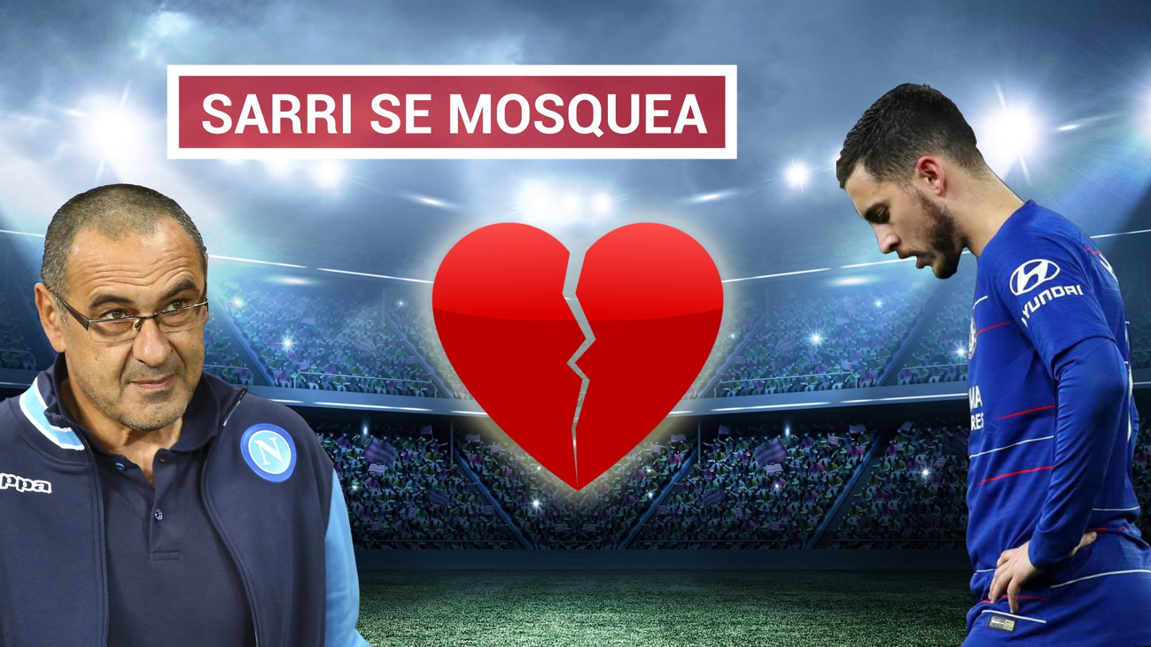 Sarri carga contra Hazard: “En estos momentos no es un líder”