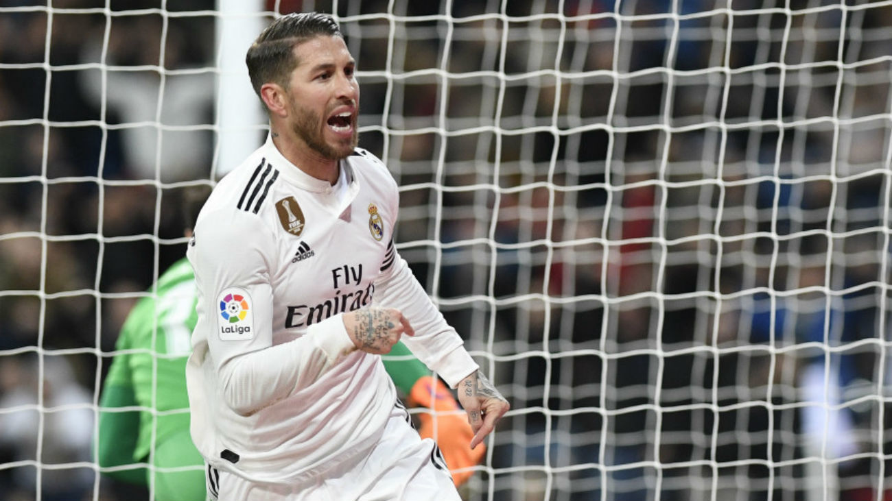 Gol de Sergio Ramos al Girona (3-2)