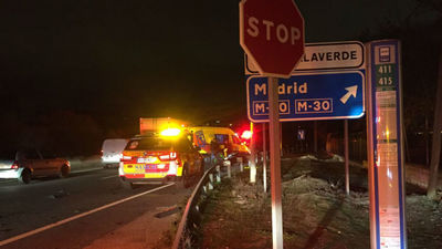 Herido grave un motorista de 43 años en Villaverde