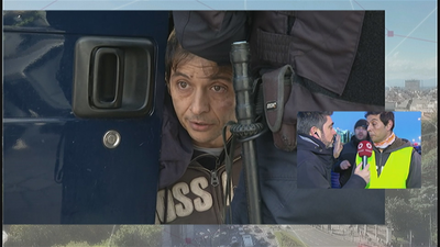 En libertad el taxista detenido el jueves por saltarse un cordón policial