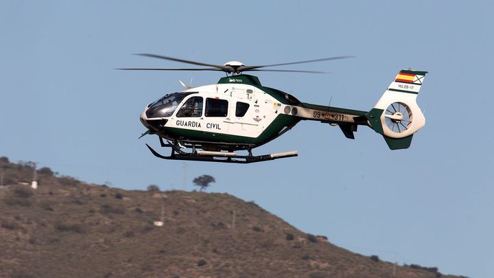 Helicóptero en Totalán