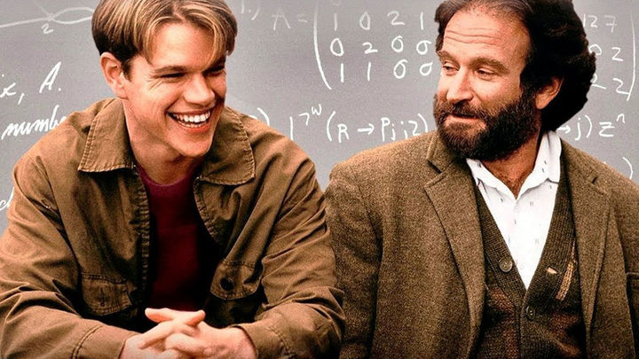 Matt Damon y Robin Williams en 'El indomable Will HUnting'