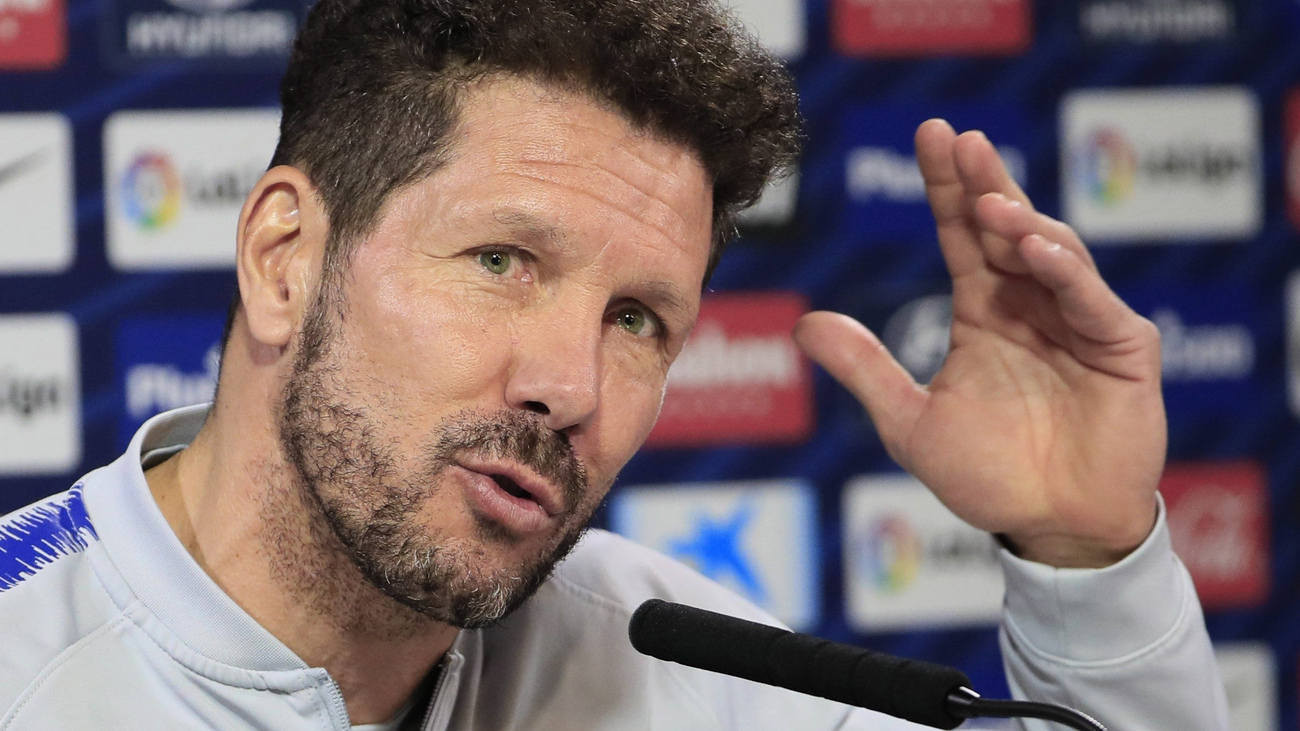 Simeone: "Cuando se haga o no lo de Morata diré lo que pienso"