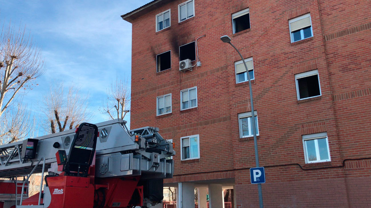 Incendio en Torrejón