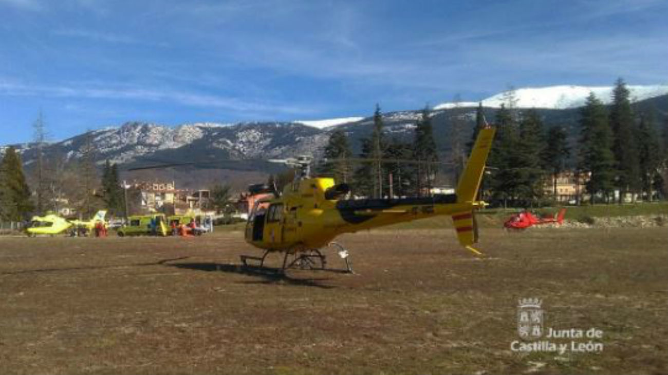 Rescatados cuatro montañeros heridos en la Sierra de Guadarrama (Segovia)
