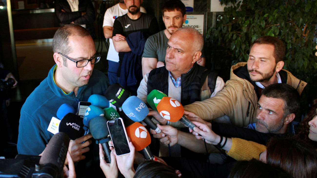 Los mineros trasladan el pésame a la familia de Julen