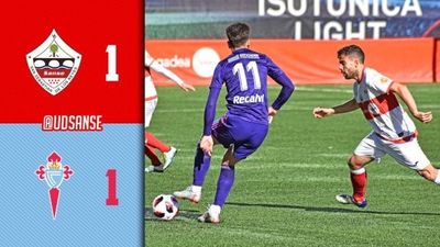1-1. El Sanse mereció más ante el Celta B