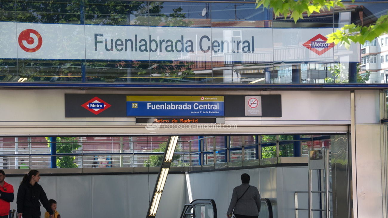 Estación de metro Fuenlabrada Central, lugar de los hechos.