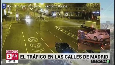 El tráfico en las calles de Madrid