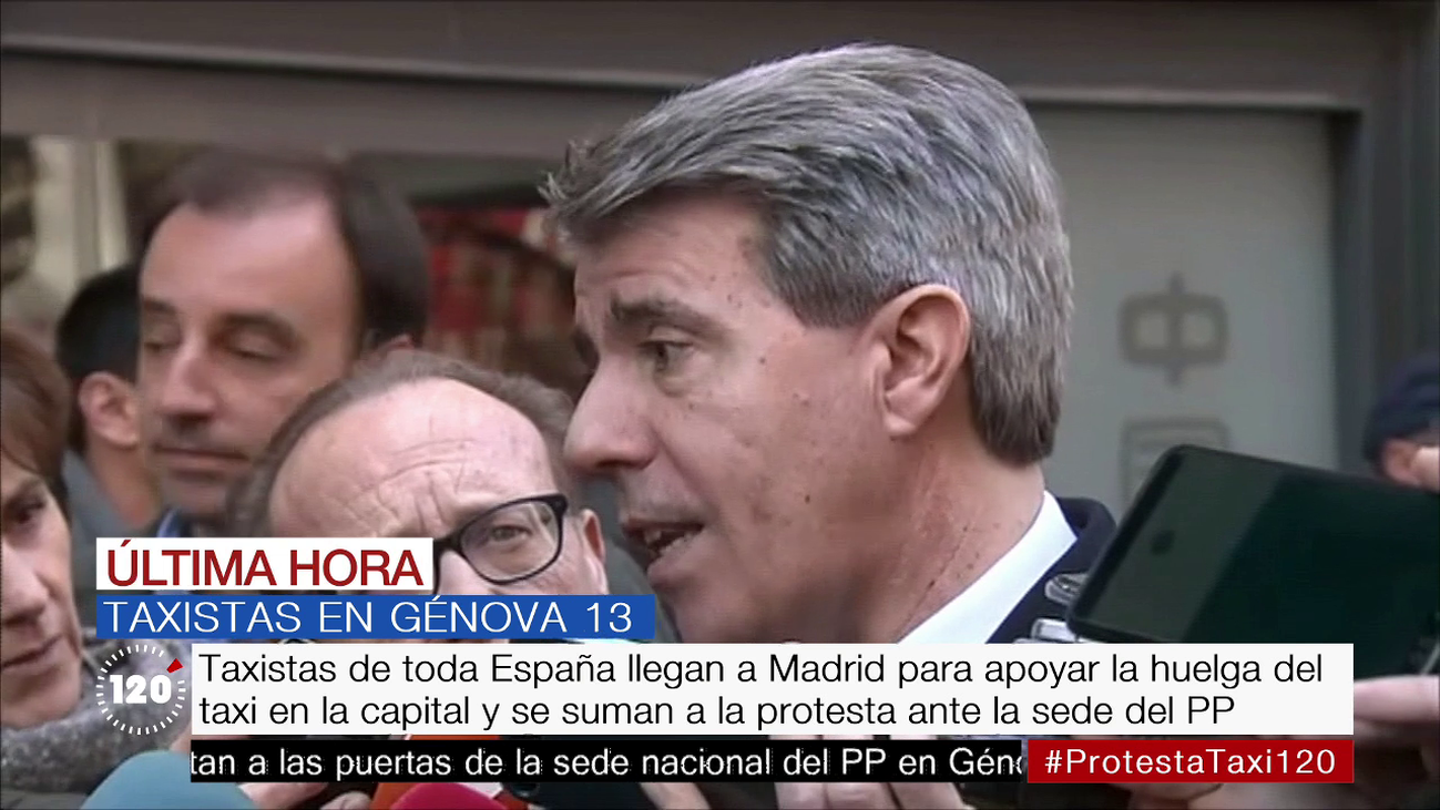 Garrido asegura que los taxistas están dando “una imagen lamentable” con sus protestas