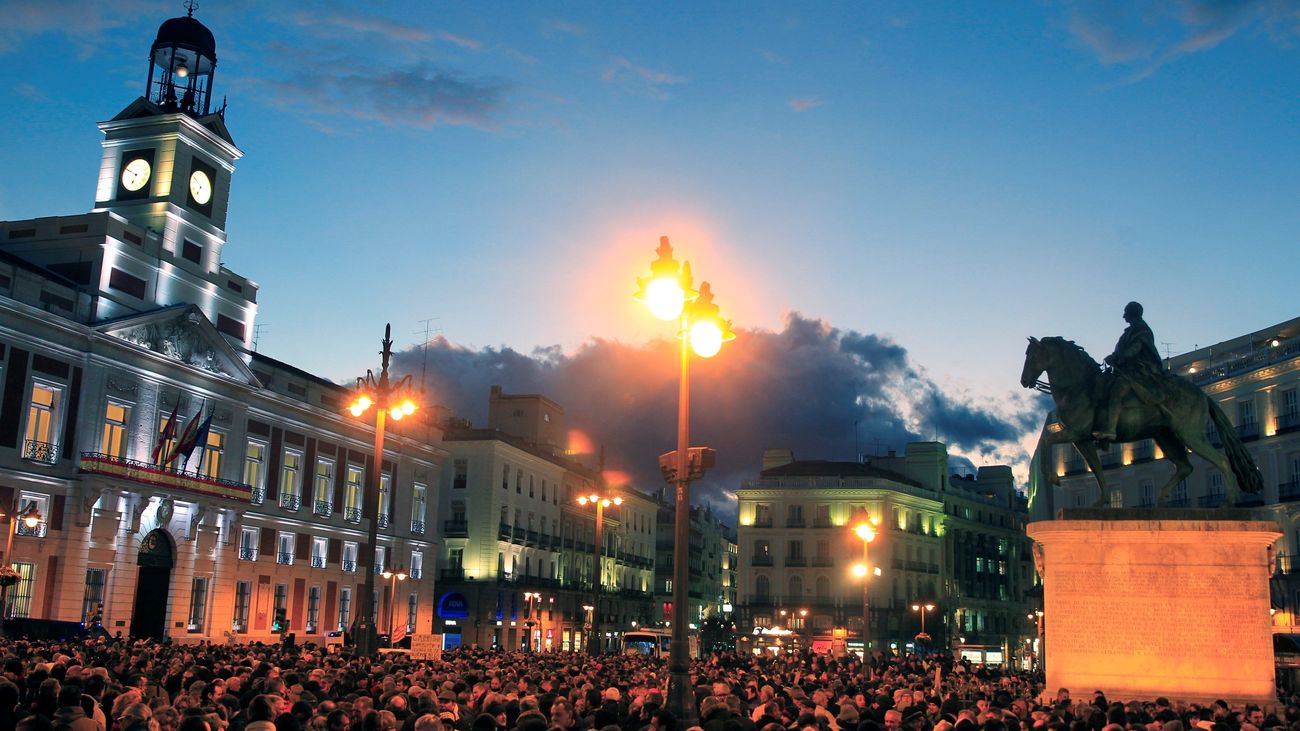 Octavo día de huelga del taxi