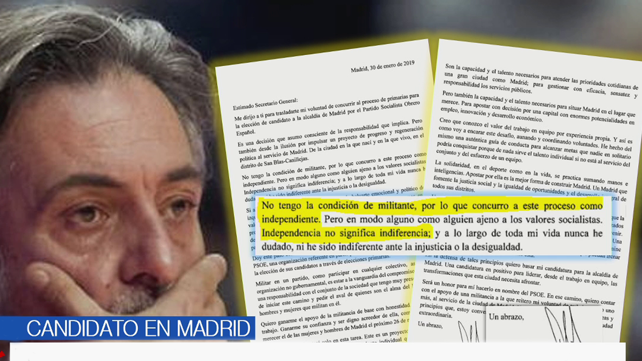 Manuela Carmena y Ángel Garrido valoran la precandidatura de Pepu Hernández