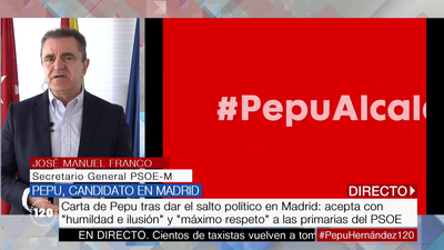 “Si los militantes consideran que Pepu Hernández es el candidato, nosotros encantados"