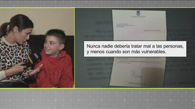 La emotiva carta de un niño de 10 años a Manuela Carmena