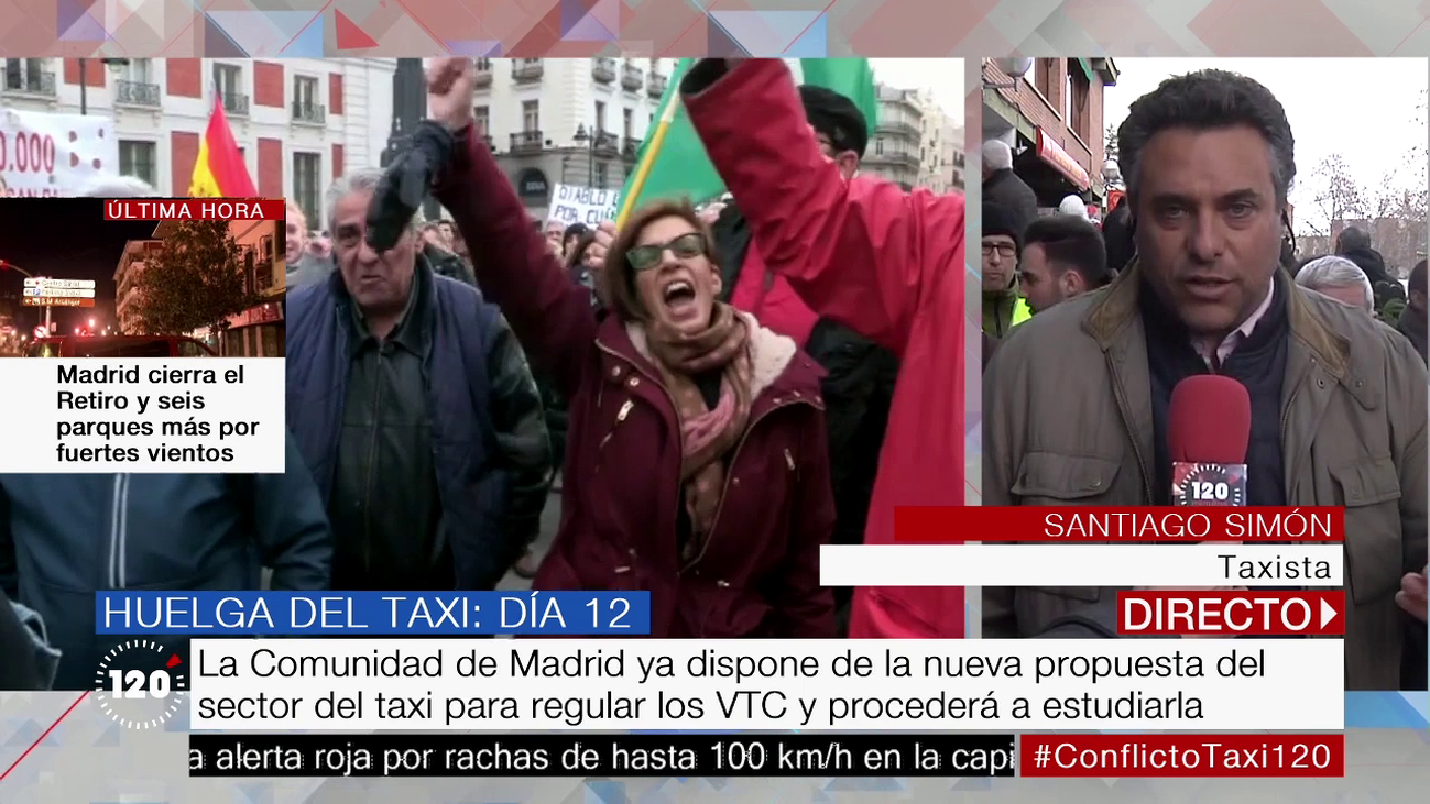 Los taxistas de Madrid no desisten: "No pararemos hasta llegar a un acuerdo"