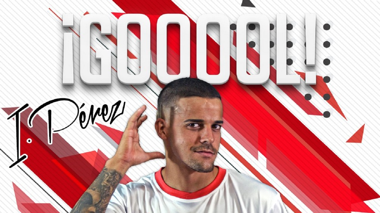 Gol de Iván Pérez, del Sanse, al Fuenlabrada (0-1)