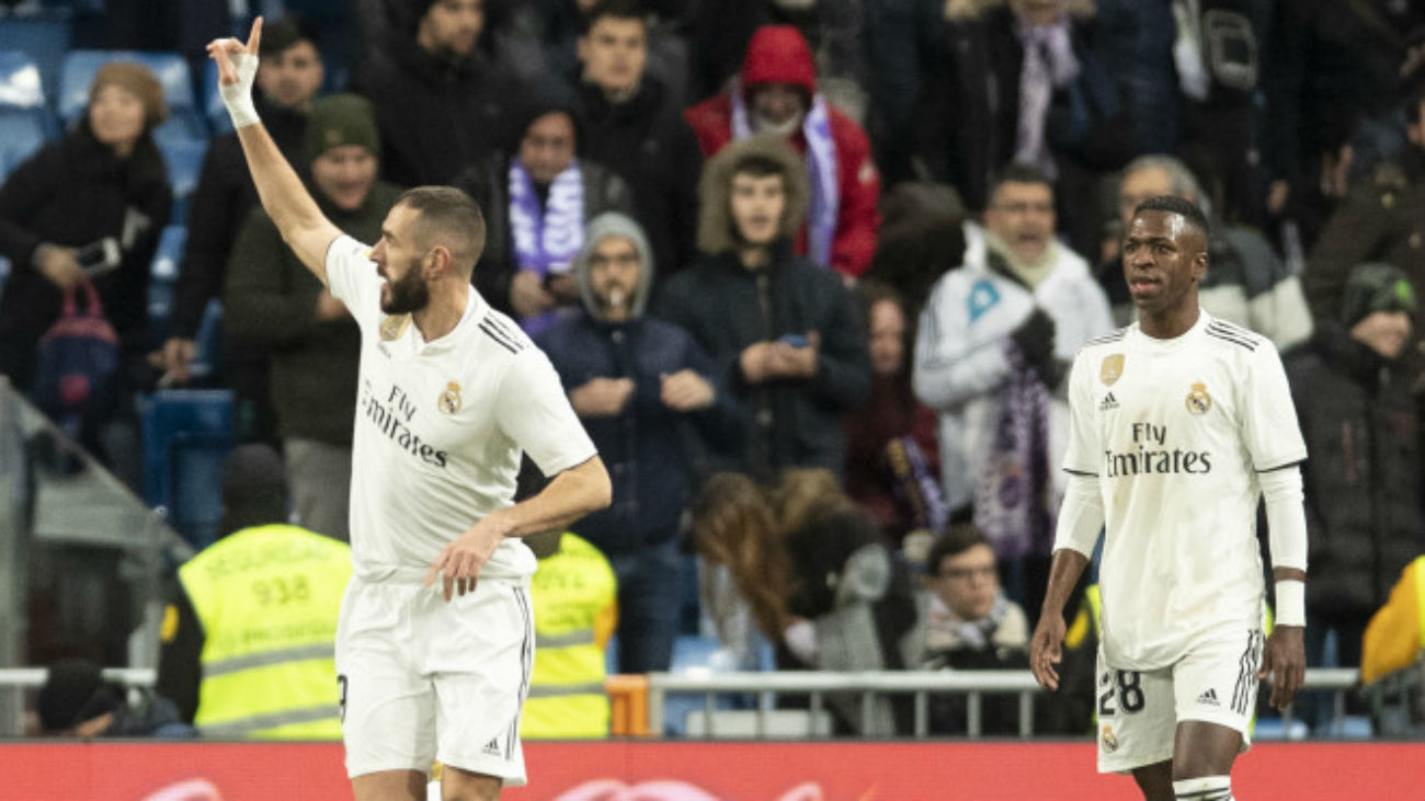 Benzema y Vinicius