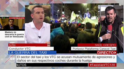 Crece la tensión entre taxistas y VTC tras quince días de huelga en Madrid