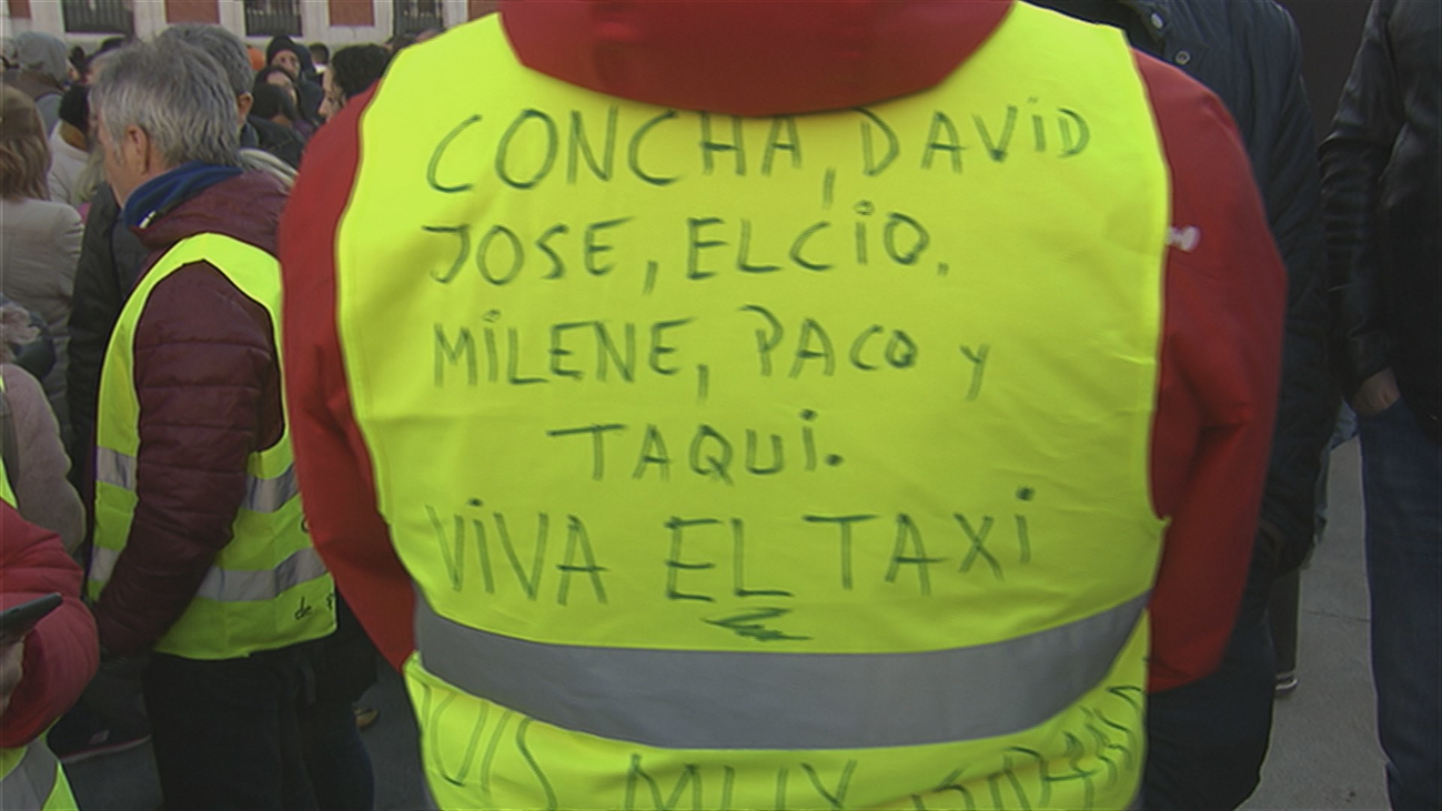 Arranca la decimoquinta jornada de huelga de los taxistas madrileños