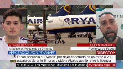 Un pasajero atrapado en Praga: "Había personas con ataques de ansiedad"