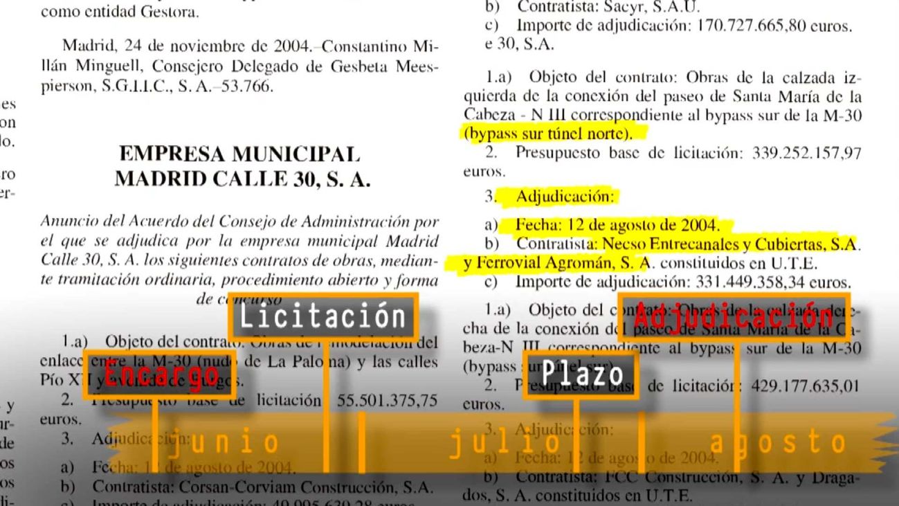 Acciona y Ferrovial encargaron construir la tuneladora más grande del mundo antes de que les fuese adjudicada la obra de la M-30