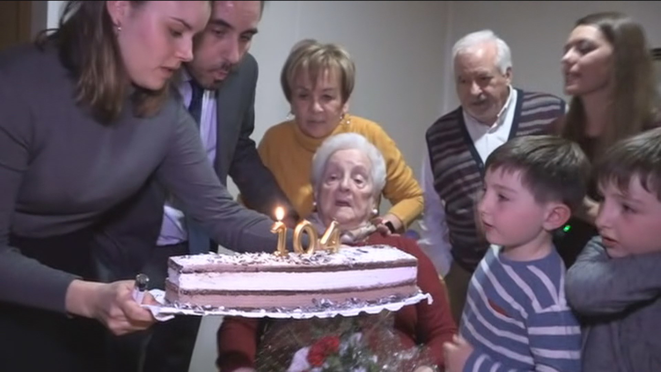 Celebramos con Rosa su 104 cumpleaños