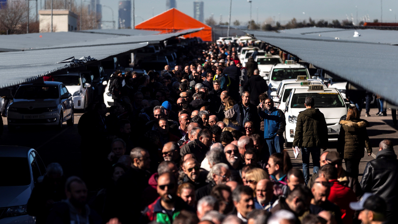 Día decisivo para el devenir de la huelga de los taxistas