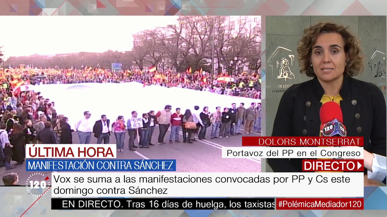 Dolors Montserrat: "Exigimos una comparecencia urgente de Sánchez"