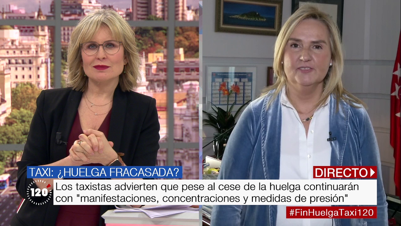 Rosalía Gonzalo, a los taxistas: "Este gobierno va a estar siempre ayudando"