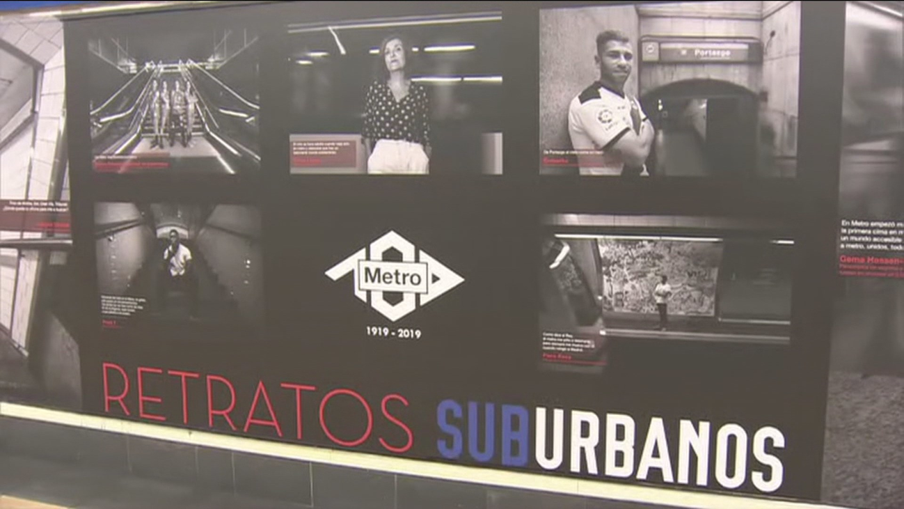 'Retratos Suburbanos', la exposición que celebra el centenario de Metro de Madrid