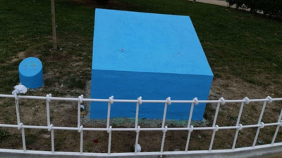 Roban las placas del monolito en memoria a Sandra Palo en Getafe