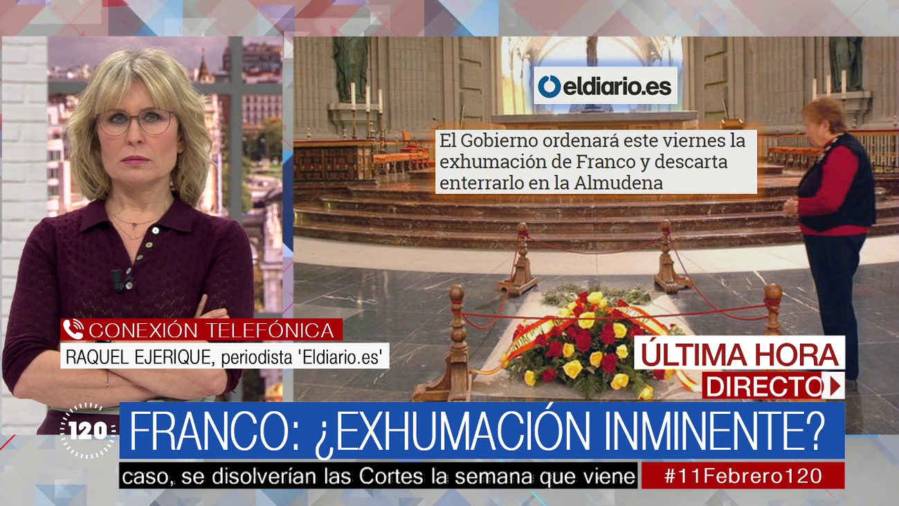 El Gobierno prevé aprobar la exhumación de Franco este próximo viernes