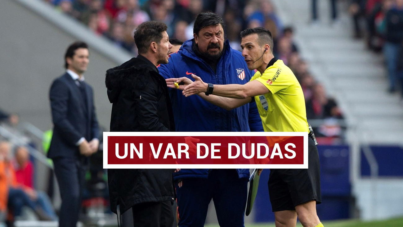 Los atléticos, indignados con el VAR