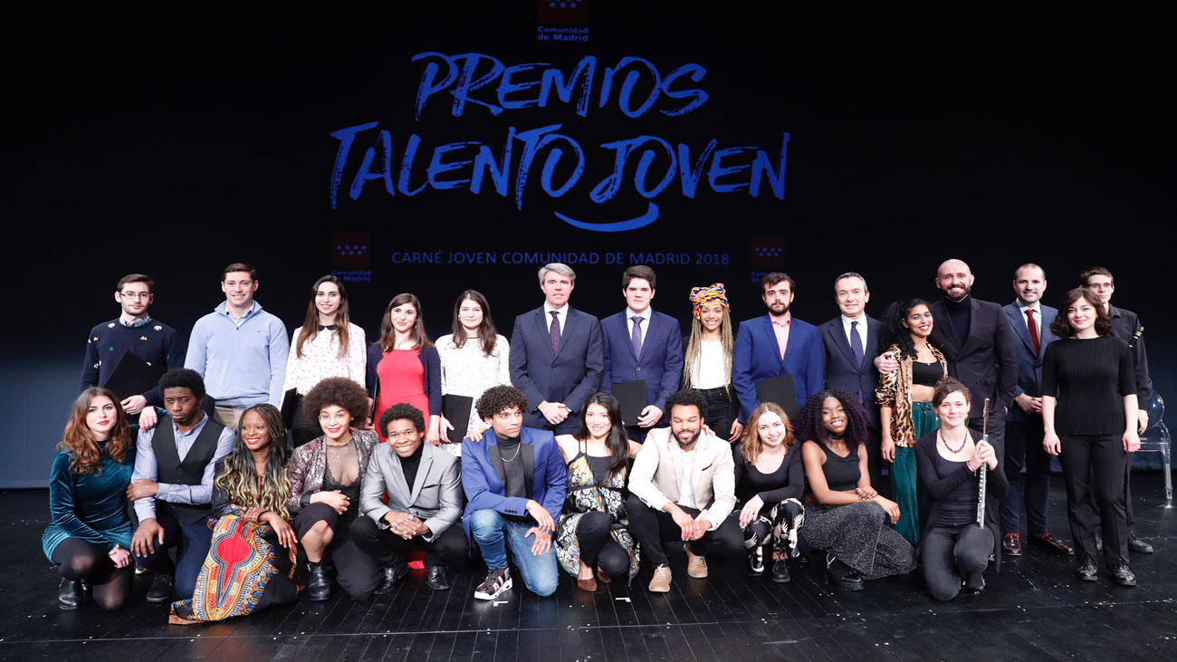 La Comunidad reconoce a cinco madrileños en los IV Premios Talento Joven