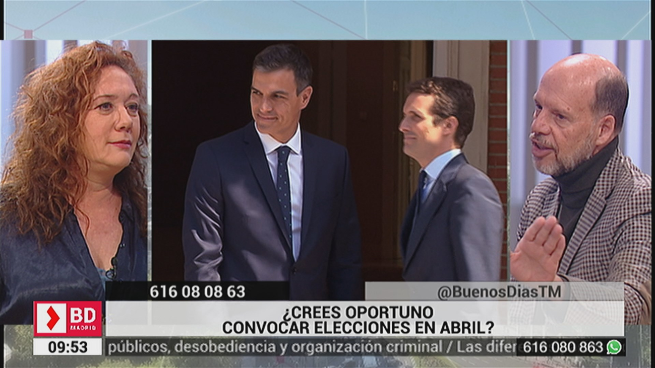 ¿Ves oportuno convocar elecciones generales en abril?