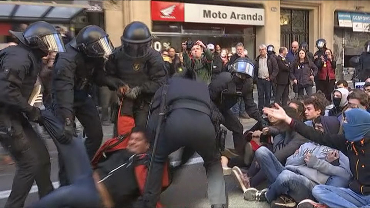 Protestas en Madrid y Barcelona por el juicio del 'procés'