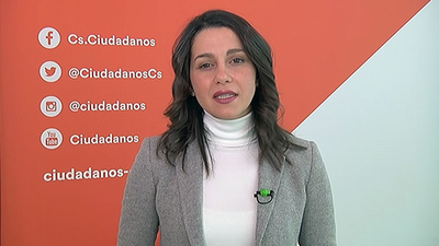 Arrimadas: "Es una anomalía que el presidente del Gobierno considere fascista llevar la bandera de España"