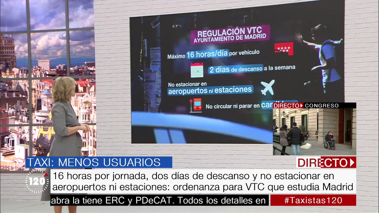 La facturación de los taxistas cae un 30% tras la huelga: "Se nota la falta de clientes"