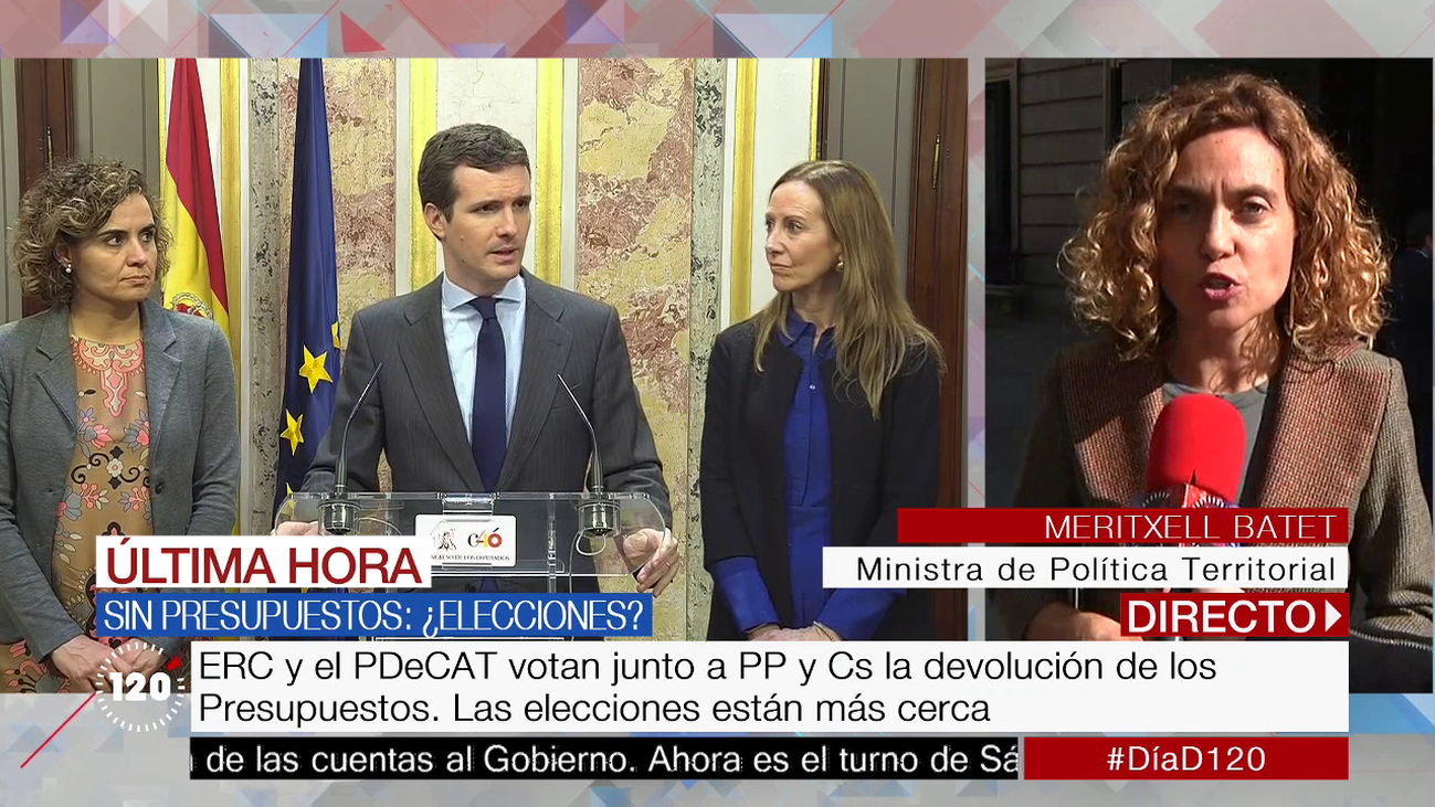 La ministra Batet: "La derecha sólo ha pensado en clave electoral"