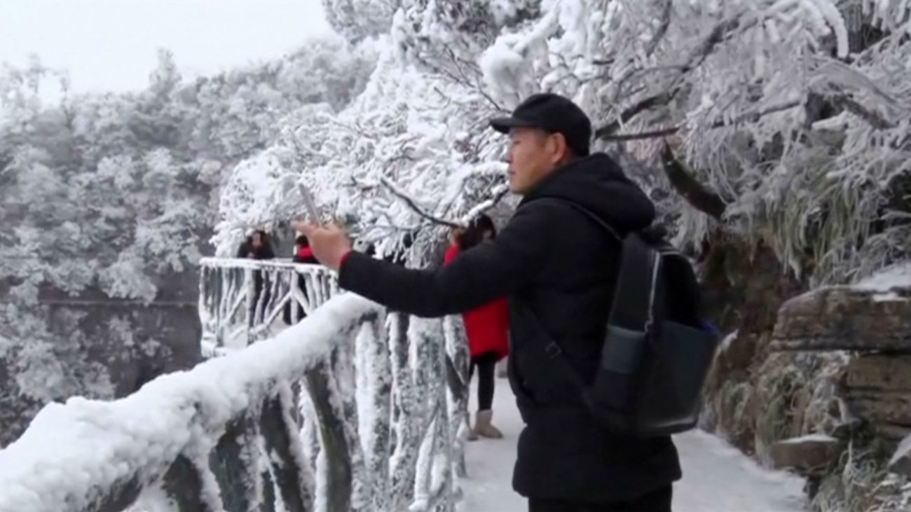 La montaña más fría de China