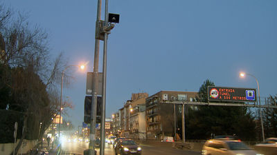 El radar de tramo de la A-5, a la altura de Batán, es el que más multas pone en Madrid